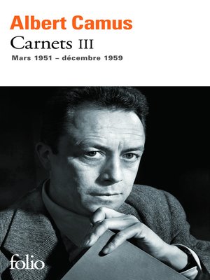 cover image of Carnets (Tome 3)--mars 1951--décembre 1959